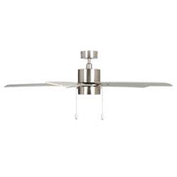 52 Inch Aldea V AC Brushed Nickel Indoor Reversible Ceiling Fan