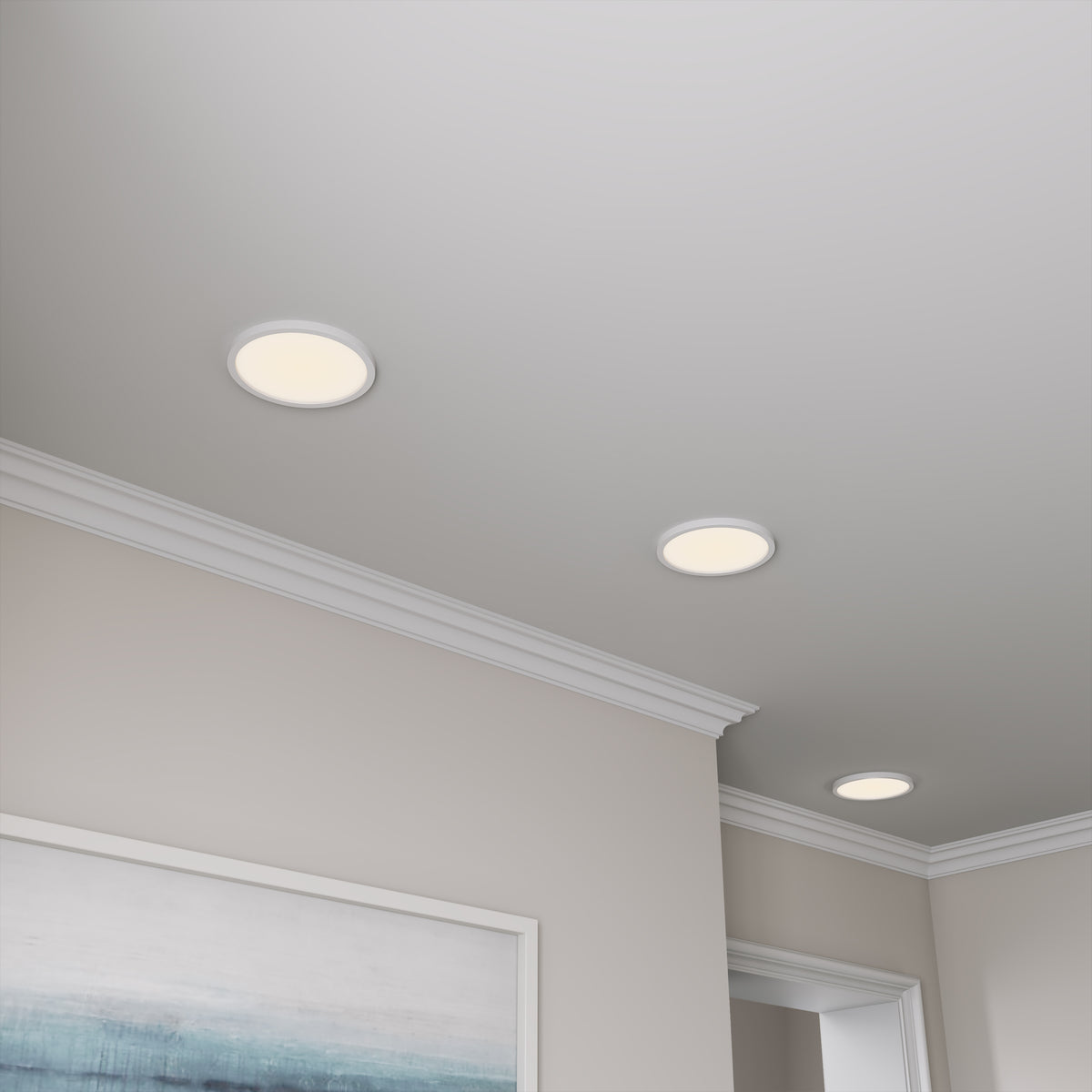 11-inch White Wall Light