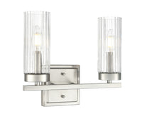 12.5'' Iversen Brushed Nickel 2 Light Bath Vanity