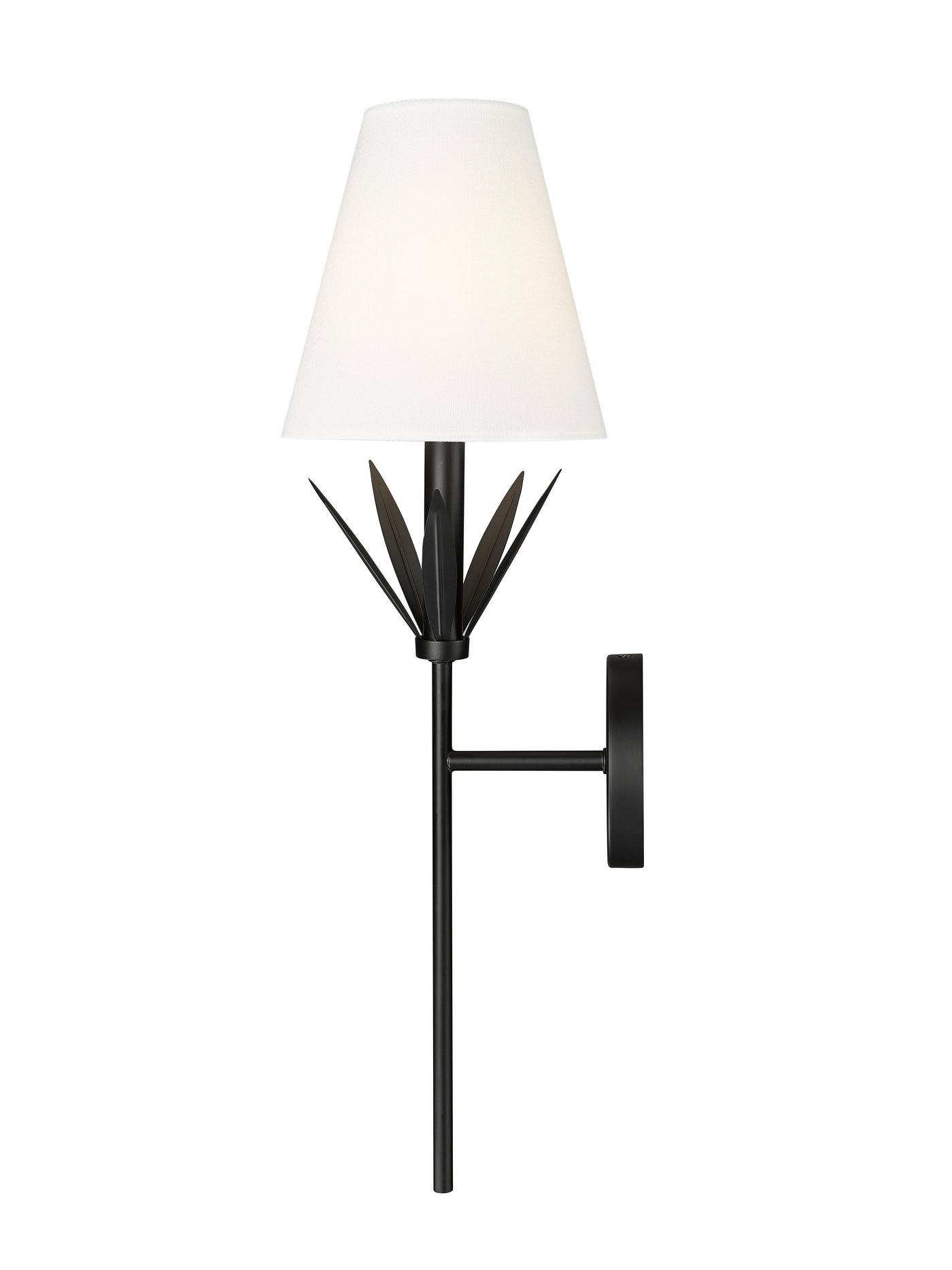 7.25'' Primrose Matte Black 1 Light Wall Sconce