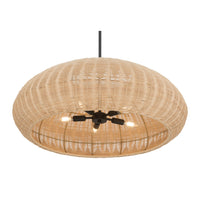 11.25'' Natora Matte Black 5 Light Pendant