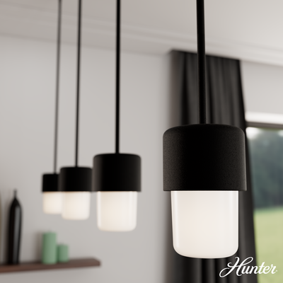 Hartland 26.75-inch 3-light Brushed Nickel Linear Pendant Cluster with Seeded Glass