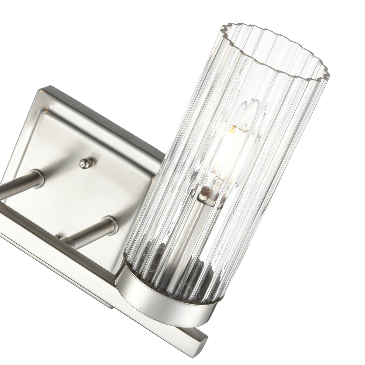 12.5'' Iversen Brushed Nickel 2 Light Bath Vanity