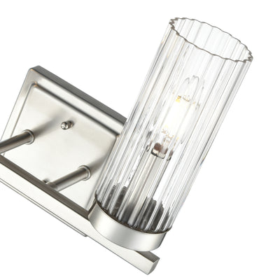 12.5'' Iversen Brushed Nickel 2 Light Bath Vanity