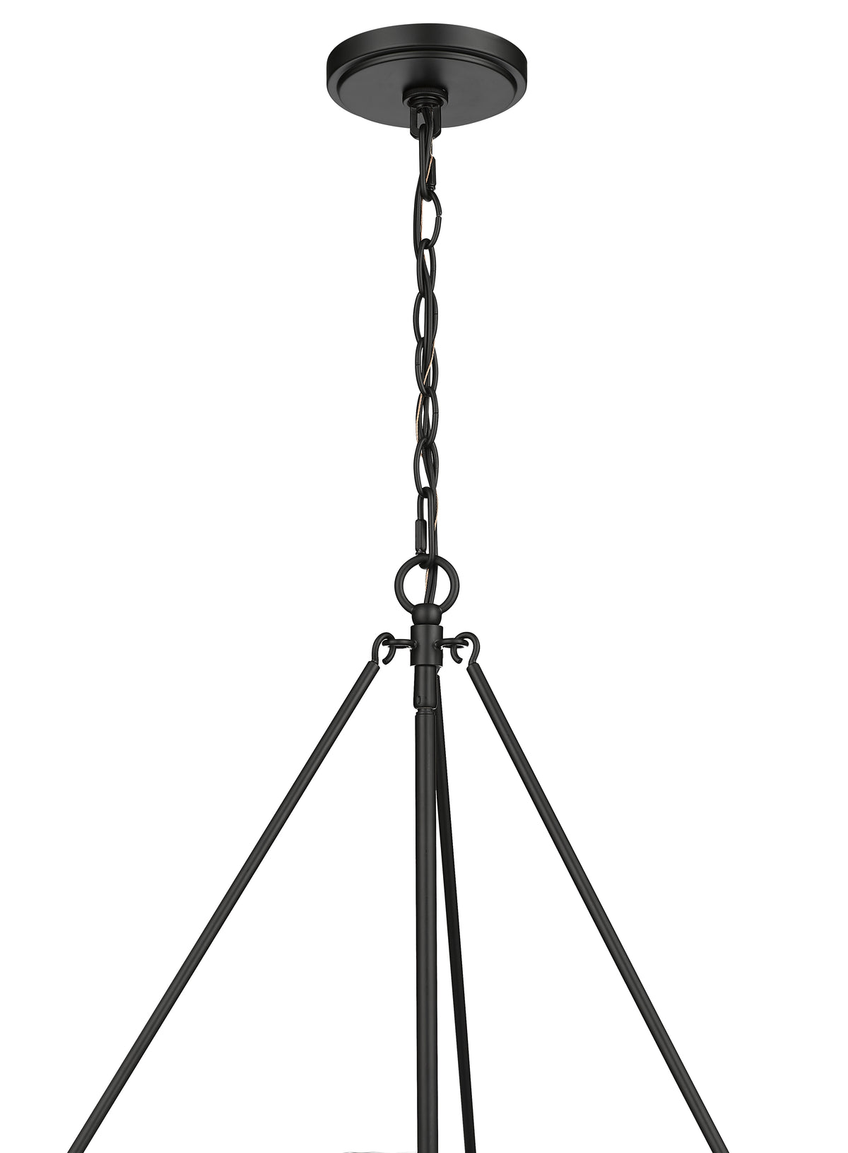 19.75'' Rezi Matte Black 4 Light Pendant