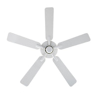 52 Inch Coltstaff AC Alabaster White Indoor Ceiling Fan 5-Blade Reversible