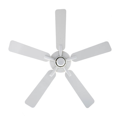 52 Inch Coltstaff AC Alabaster White Indoor Ceiling Fan 5-Blade Reversible