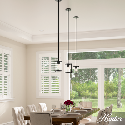 Astwood 6-inch 1-light Matte Black Pendant with Clear Glass