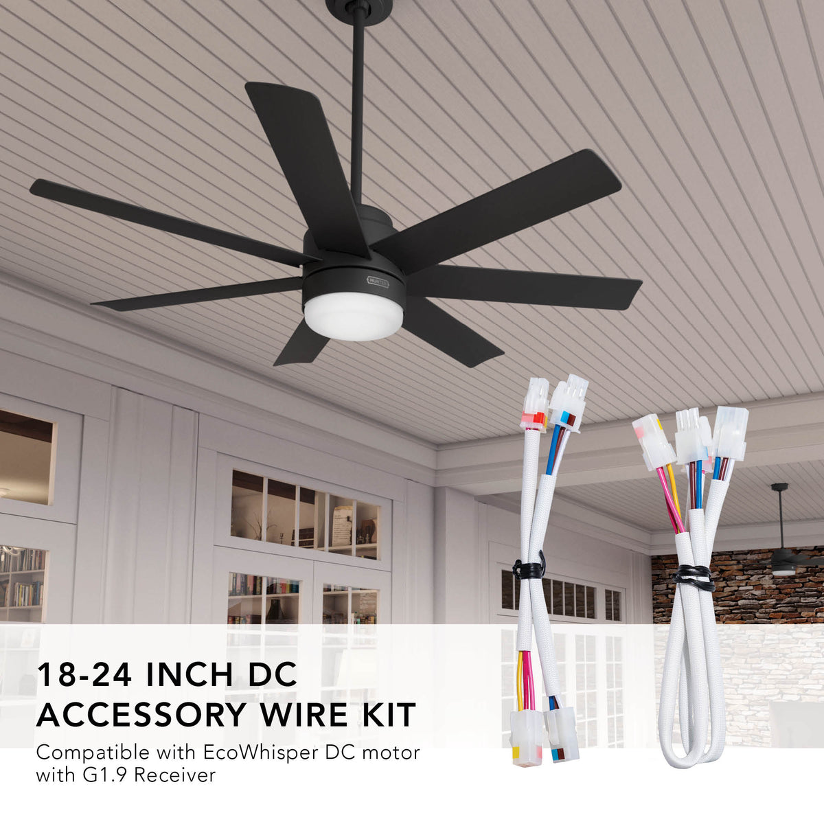 Hunter 18-24 inch DC Accessory Wire Kit