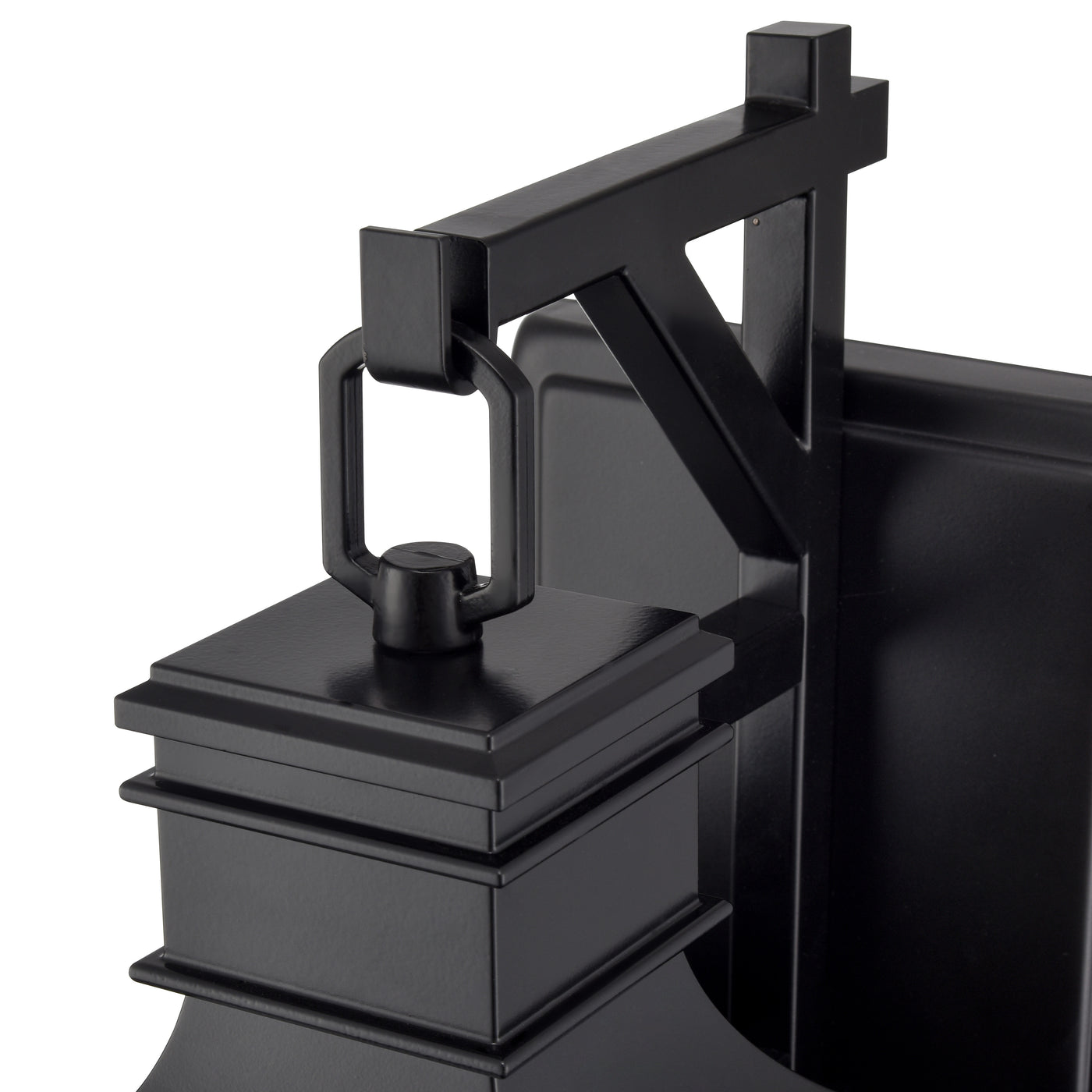 9.25'' Edenton Matte Black 2 Light Wall Sconce