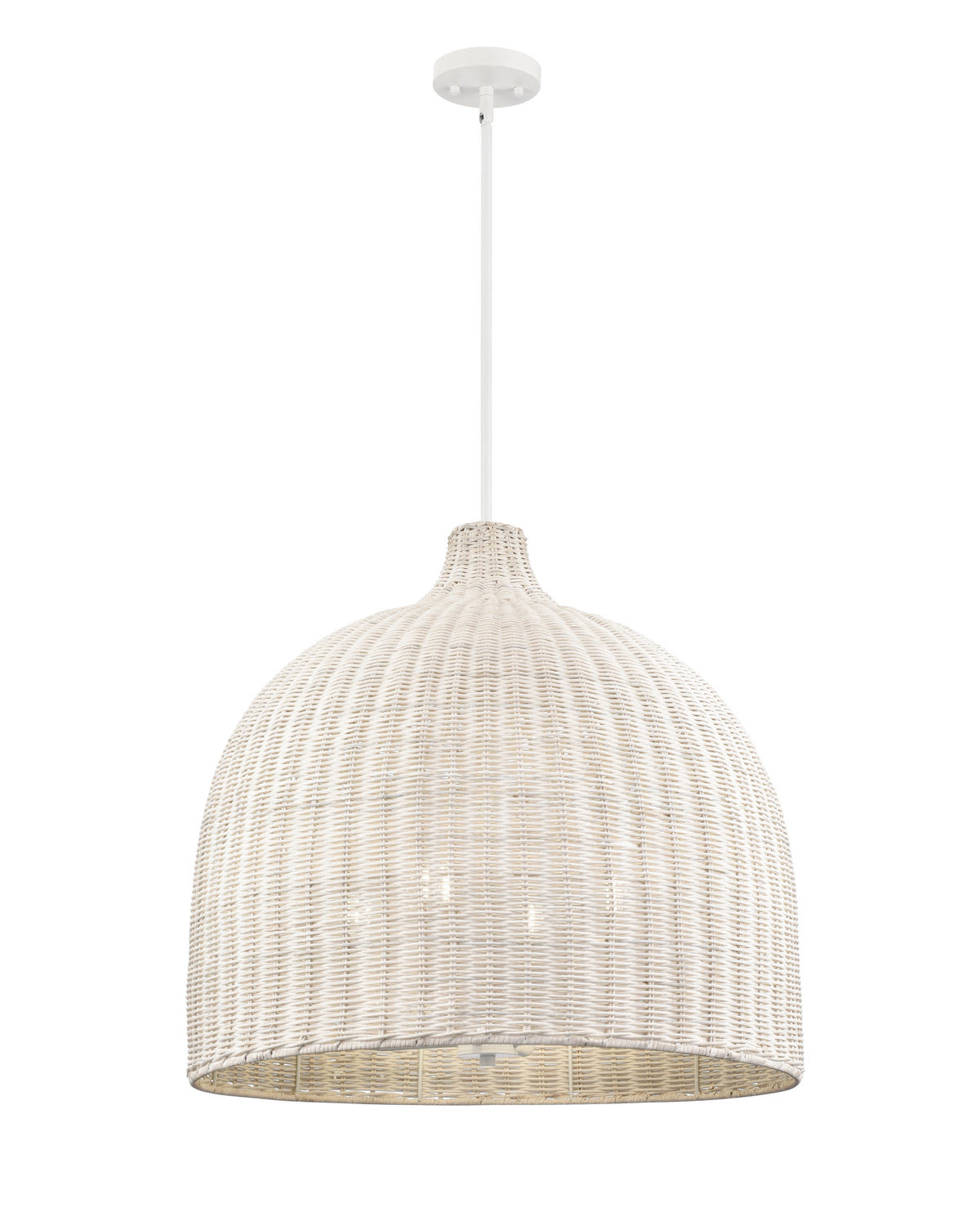 22.5'' Elise Textured White 4 Light Pendant