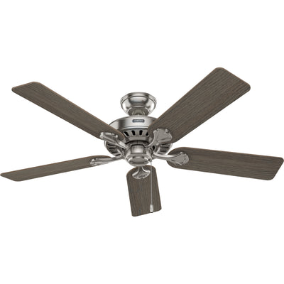 52 inch Pro's Best ENERGY STAR® Brushed Nickel Ceiling Fan with LED Light Kit and Pull Chain