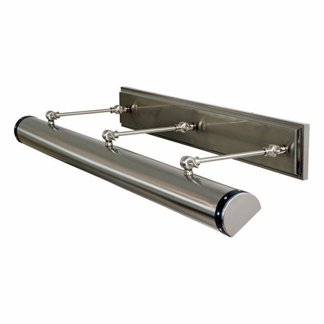 42-inch Steamer Satin Nickel Black LED Direct Wire Picture Light