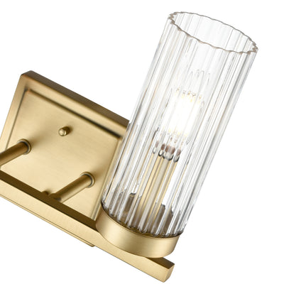 12.5'' Iversen Vintage Brass 2 Light Bath Vanity