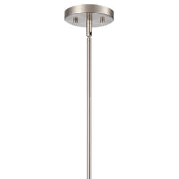 11'' Laphia Brushed Nickel 5 Light Chandelier