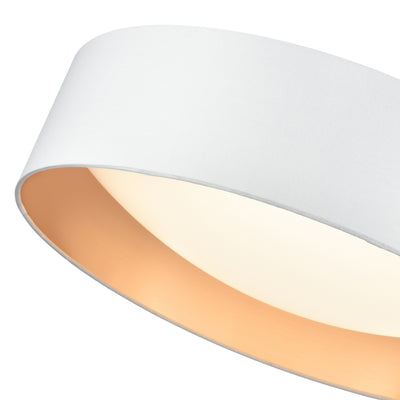 5.25'' Rosata White  Light Flush Mount