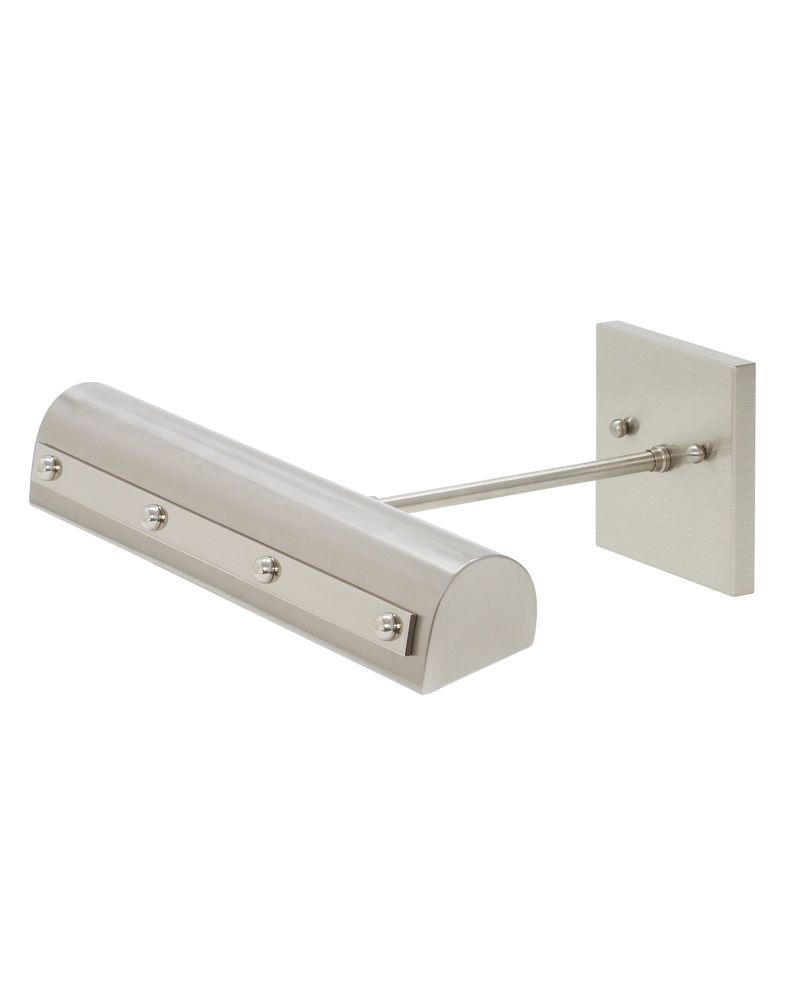 14-inch Classic Traditional Satin Nickel Polished Nickel Ball Direct Wire Picture Light