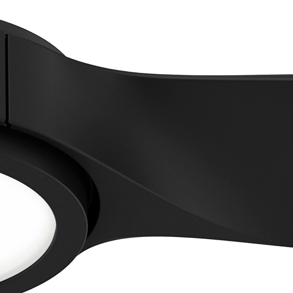 52 inch Zentech Wi-Fi ENERGY STAR® Matte Black Damp Rated Ceiling Fan with LED Light Kit and Remote