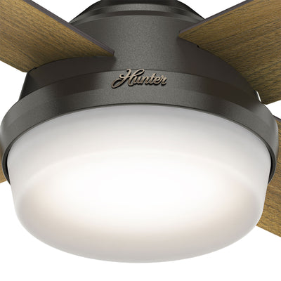 44 inch Dempsey Noble Bronze Ceiling Fan with LED Light Kit and Handheld Remote