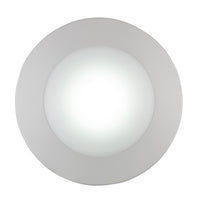 4-inch White Wall Light with 3000K Light