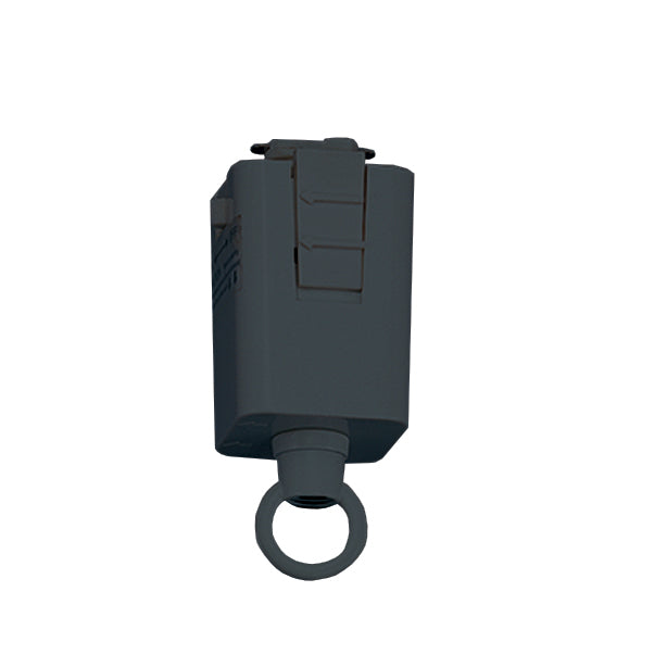 1.5-inch Black Track Light Adapter