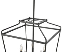 25'' Nellita Matte Black 5 Light Pendant
