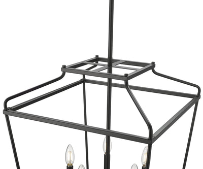 25'' Nellita Matte Black 5 Light Pendant