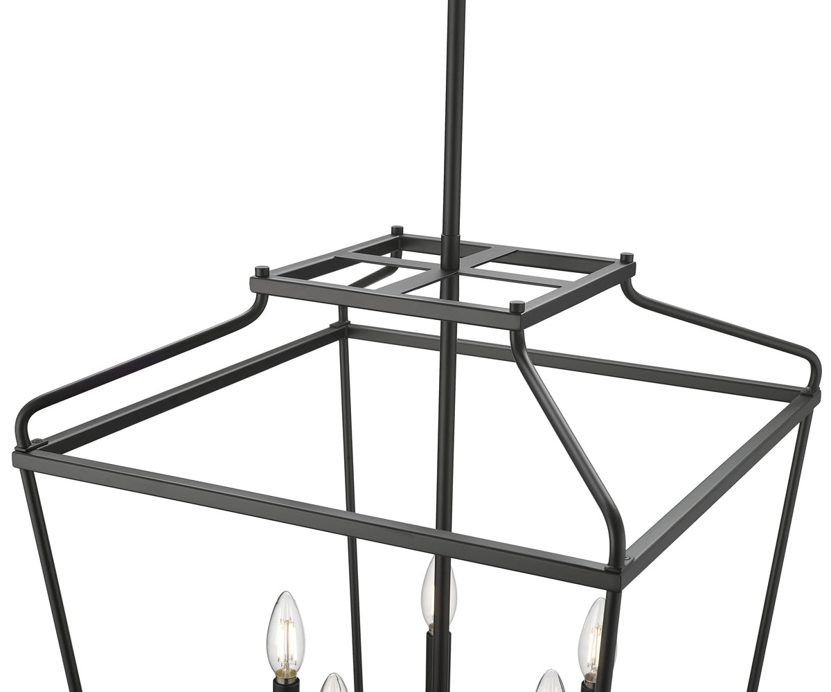 25'' Nellita Matte Black 5 Light Pendant