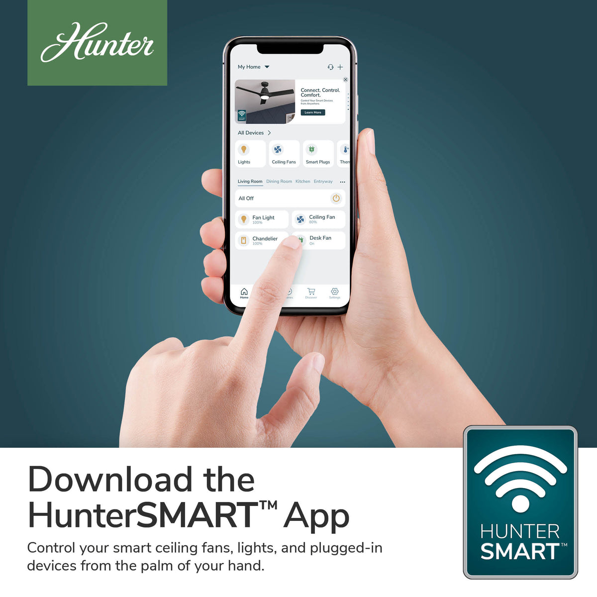 Hunter SMART Smart Wall Panel