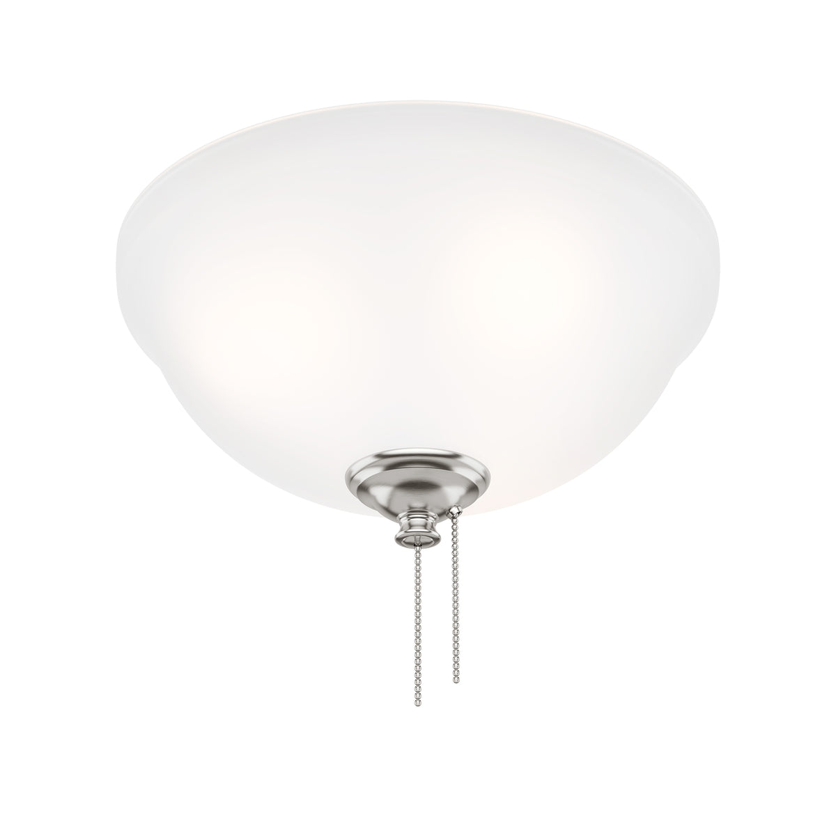 Hunter Light Kit-Cased White Glass