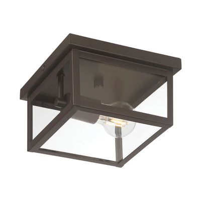 4.75'' Evanton Powder Coated Bronze 1 Light Flush Mount