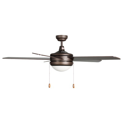 50 Inch Mirage AC Oil Rubbed Bronze Indoor Ceiling Fan 5-Blade Reversible