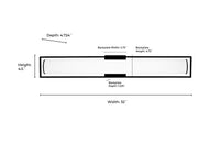 32'' Teylor Modern Gold  Vanity Light