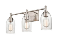 22'' Arlett Brushed Nickel 3 Light Bath Vanity