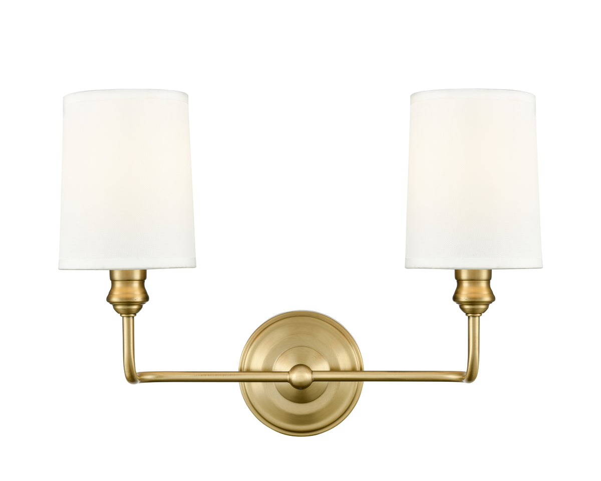 15.25'' Leena Vintage Brass 2 Light Bath Vanity