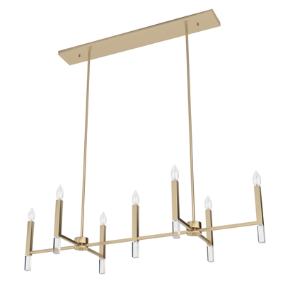 Sunjai 18-inch 7-light Alturas Gold Linear Chandelier