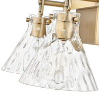 16.25'' Barlon Vintage Brass 2 Light Bath Vanity