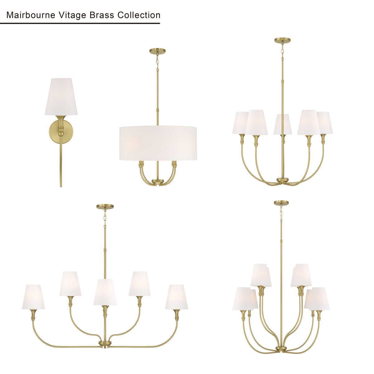 6.5'' Mairbourne Vintage Brass 1 Light Wall Sconce