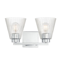 13.75'' Riville Chrome 2 Light Bath Vanity
