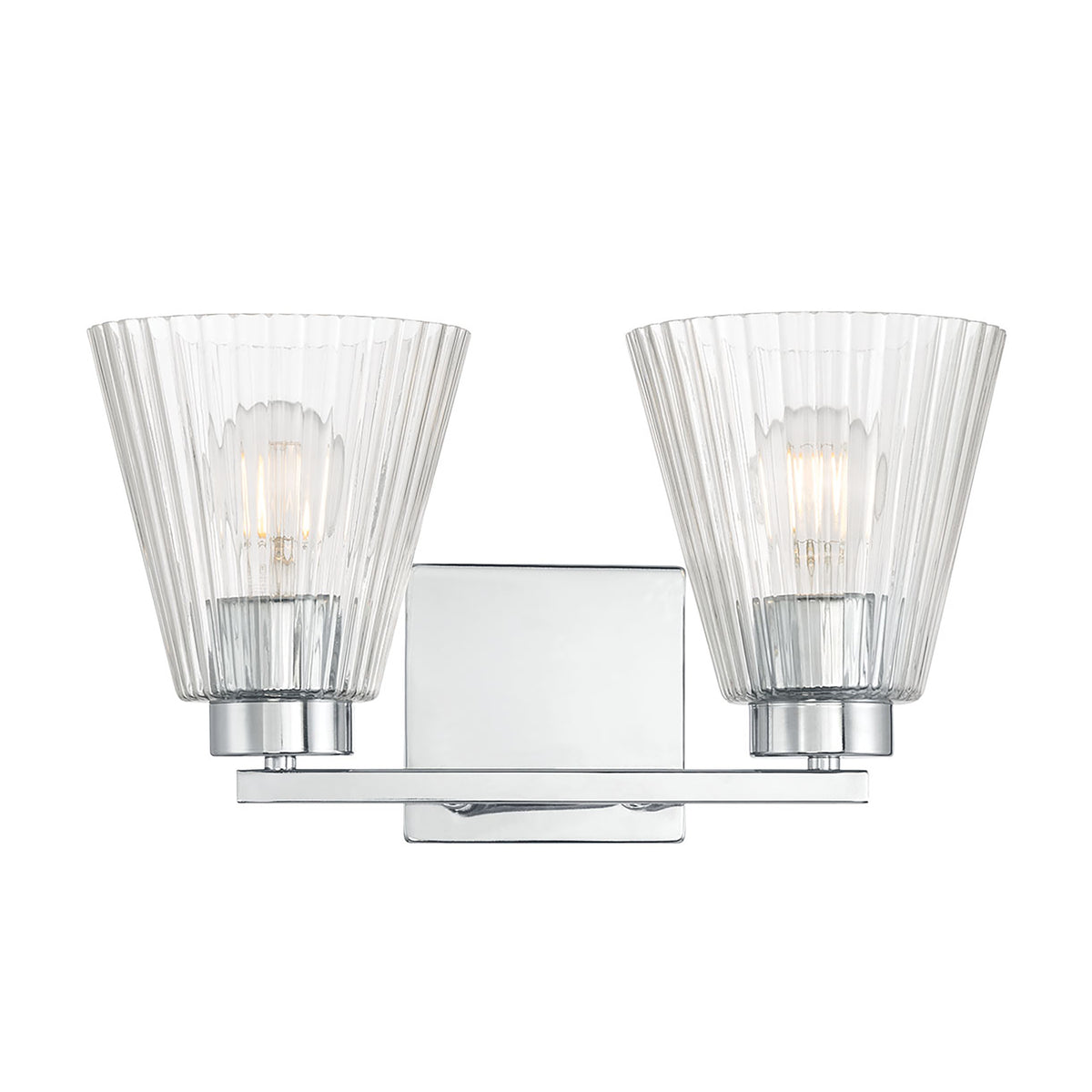 13.75'' Riville Chrome 2 Light Bath Vanity