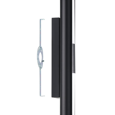 Colton 24-inch 2-light Textured Black 5CCT LED Vanity Light with Etched Opal Glass Shades