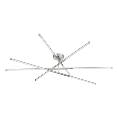 Overture 48-inch 8-light Polished Nickel 5CCT LED Chandelier