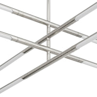Overture 48-inch 8-light Polished Nickel 5CCT LED Chandelier