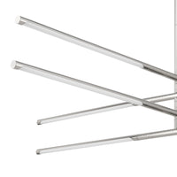 Overture 48-inch 8-light Polished Nickel 5CCT LED Chandelier