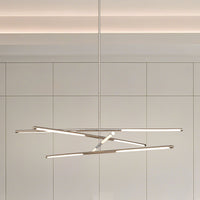 Overture 48-inch 8-light Polished Nickel 5CCT LED Chandelier