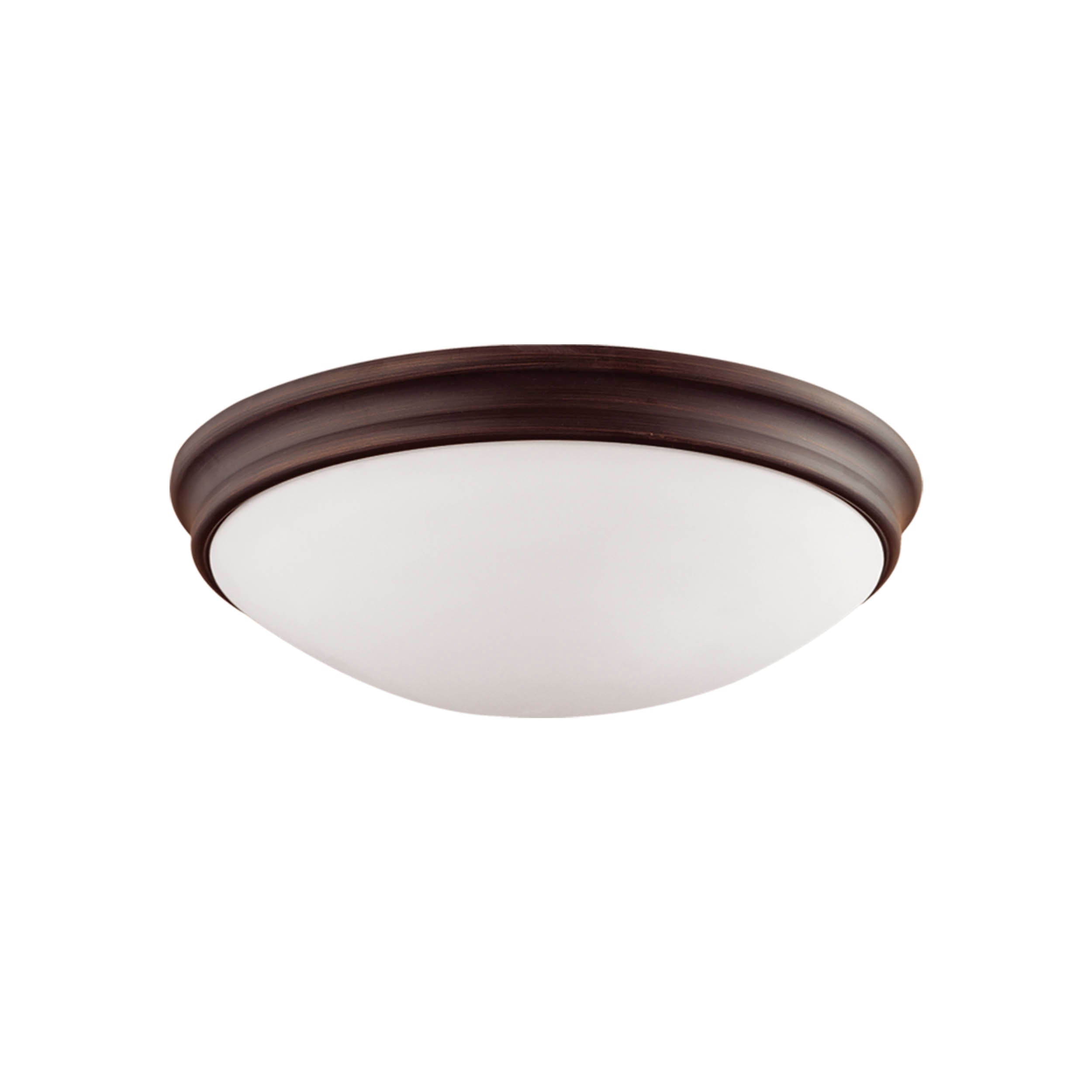 4.25'' Baumann Rubbed Bronze 2 Light Flush Mount