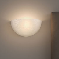5-inch Luneer White 1-Light Wall Sconce