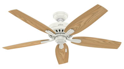 52 inch Newsome Fresh White LED Ceiling Fan with Pull Chain