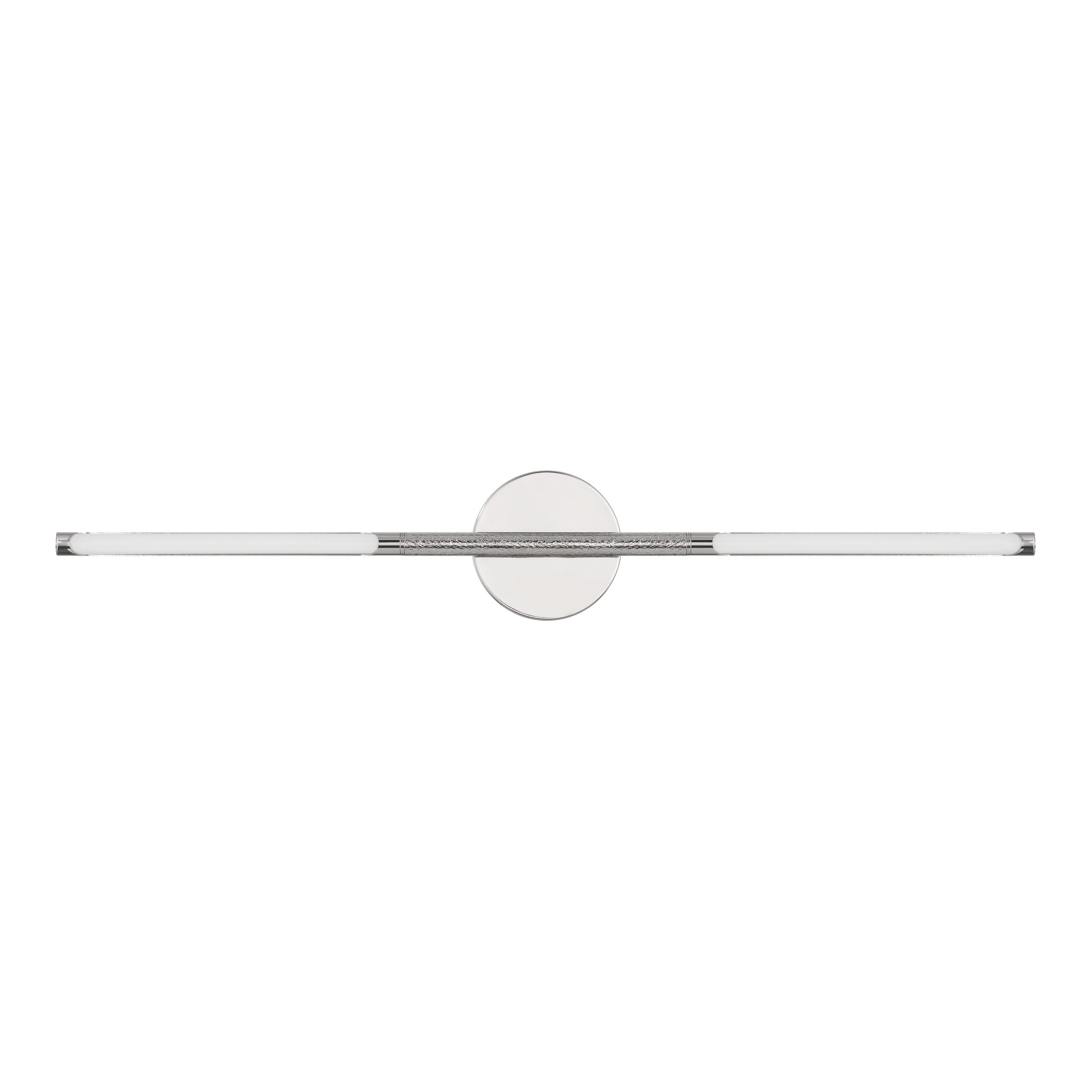 Overture 32-inch 2-light Polished Nickel 5CCT LED Vanity Light