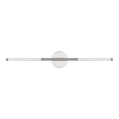 Overture 32-inch 2-light Polished Nickel 5CCT LED Vanity Light